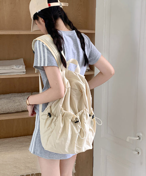 リュックサック レディース ナイロン無地 デイパック 内ポケット付き 軽い 通勤通学 カジュアル ユニセックス 背負いカバン 修学旅行 a4 アウトドア 99MHXB-001